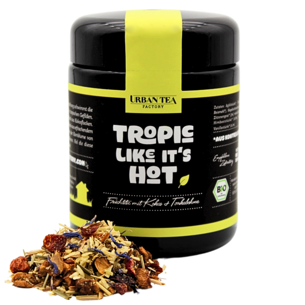 Tropic Like It's Hot - Früchtetee mit Himbeer & Tonkabohne - 65g - Bio