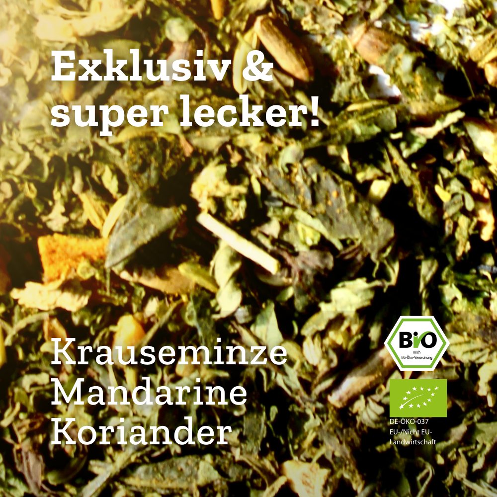 Mighty Mint Lover - Minzteemischung mit Mandarine - 35g - Bio