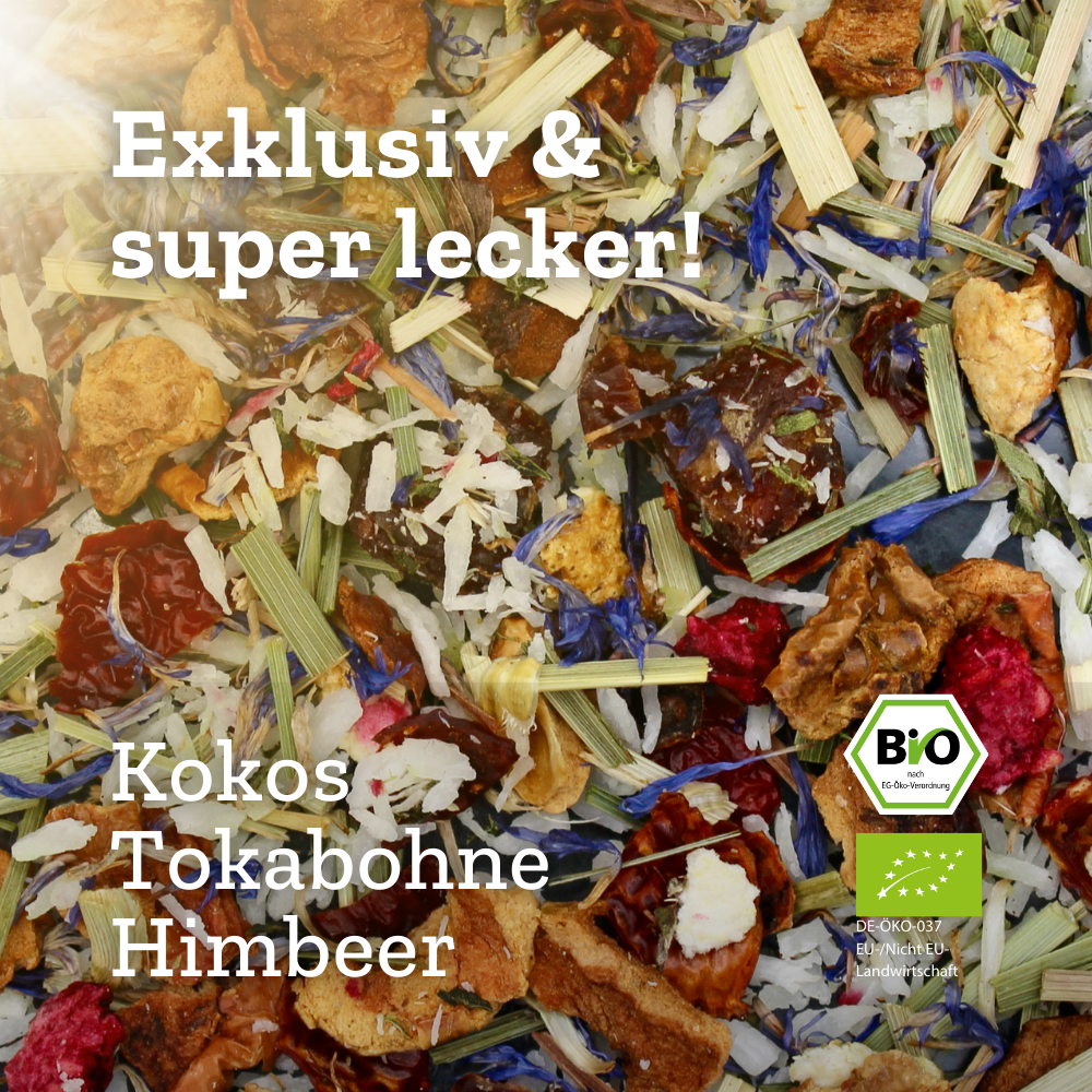 Tropic Like It's Hot - Früchtetee mit Himbeer & Tonkabohne - 65g - Bio