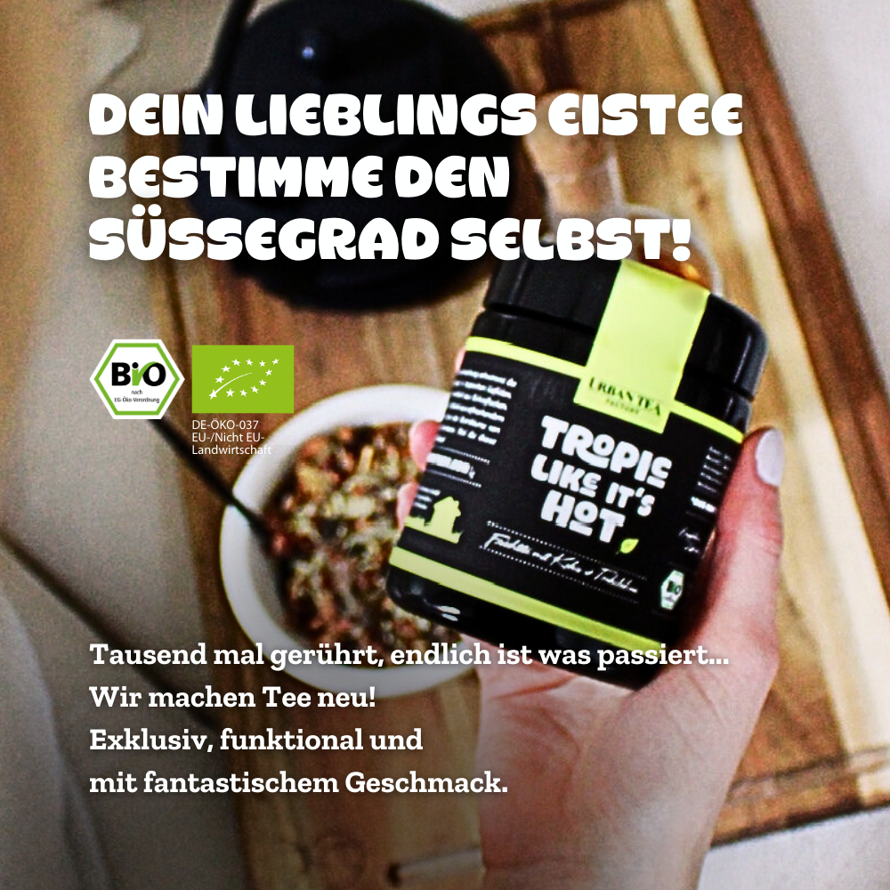 Tropic Like It's Hot - Früchtetee mit Himbeer & Tonkabohne - 65g - Bio