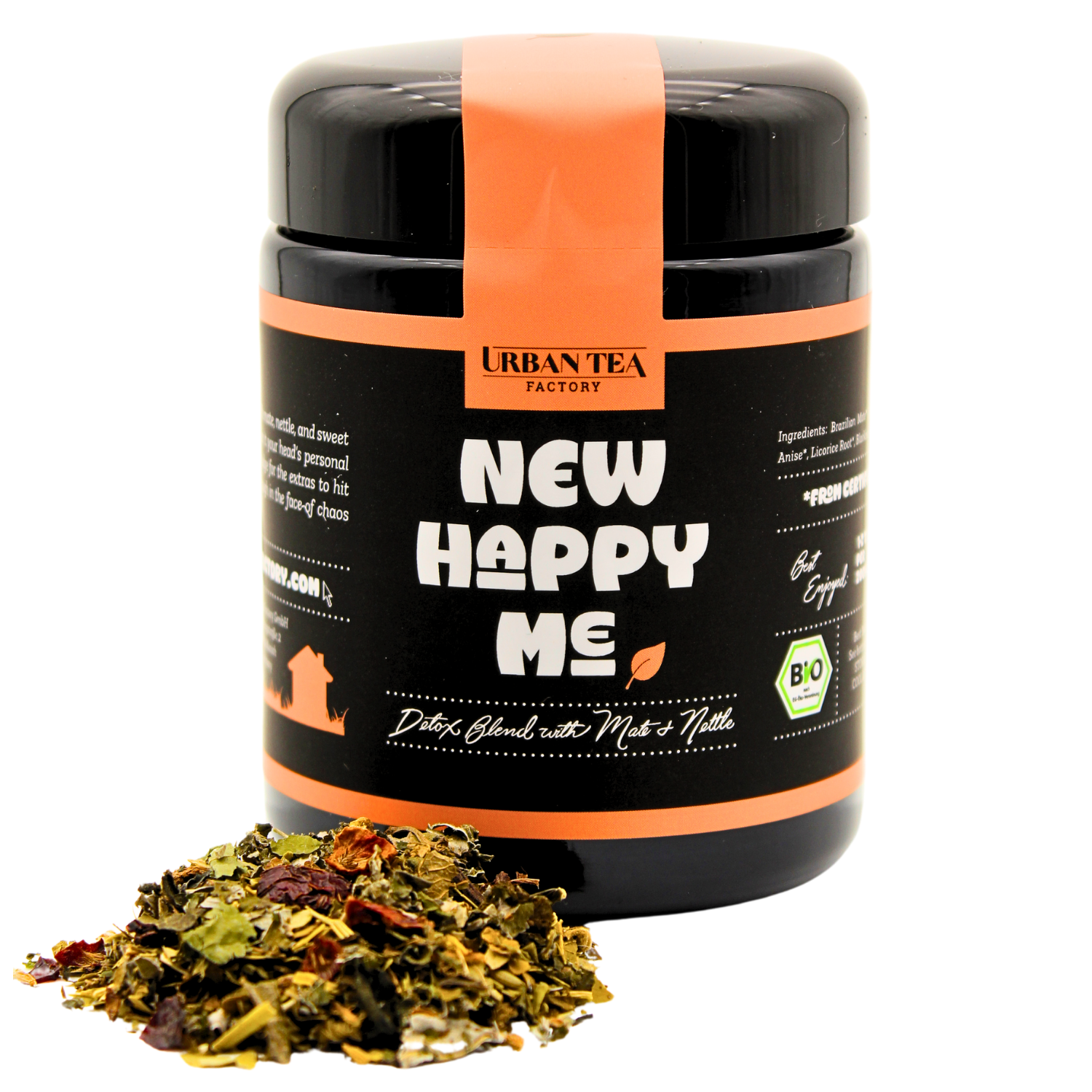 New Happy Me - Puretoxmischung mit Mate & Brennnessel - 50g - Bio