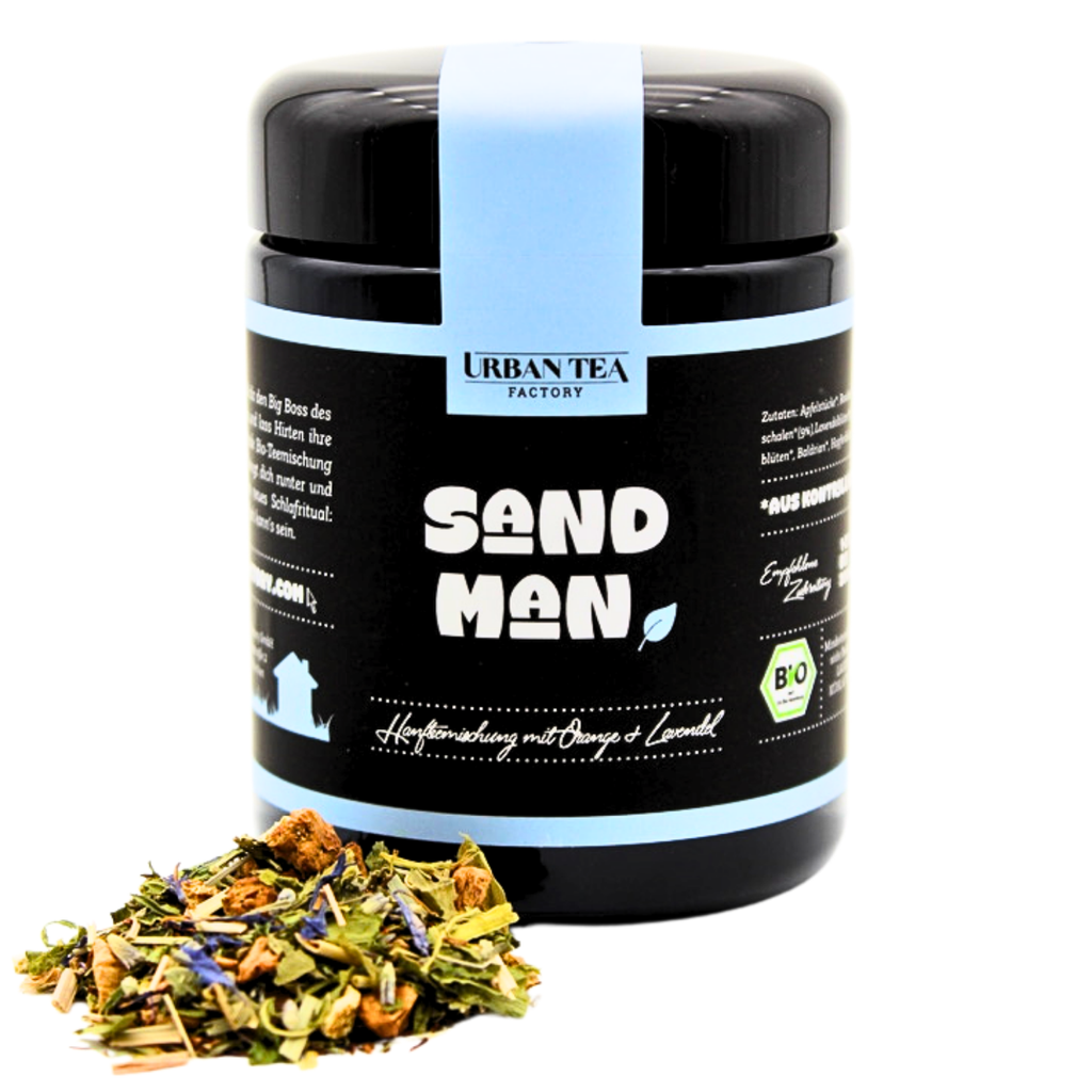 Sandman - Hanfteemischung mit Orange & Lavendel - 50g - Bio