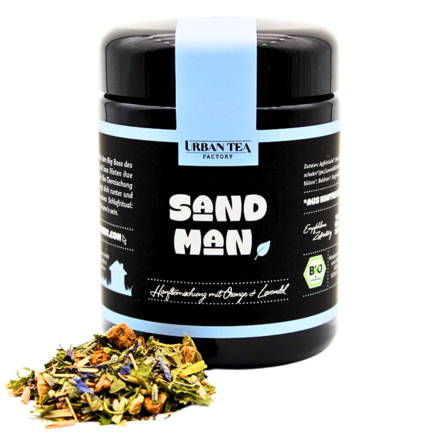 Sandman - Hanfteemischung mit Orange & Lavendel - 50g - Bio