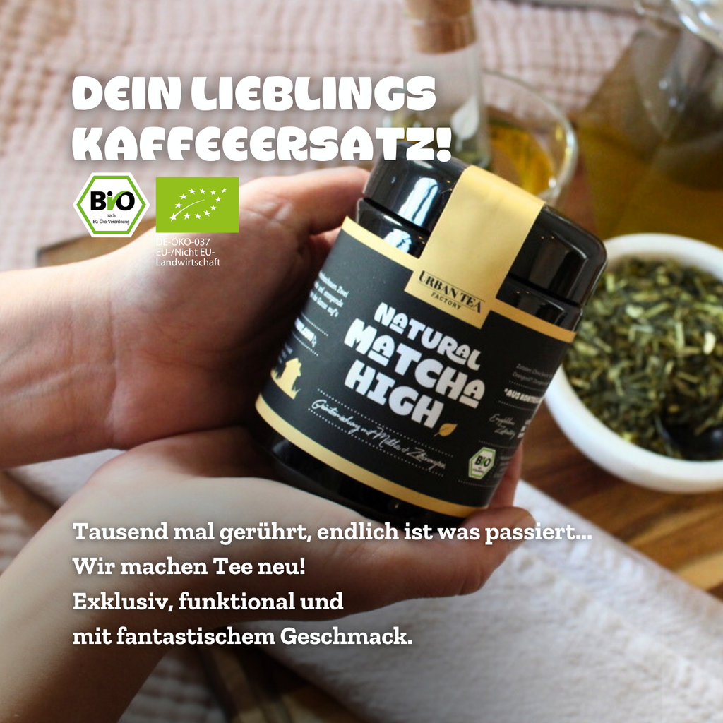 Natural Matcha High - Grünteemischung mit Matcha & Zitronengras - 45g - Bio