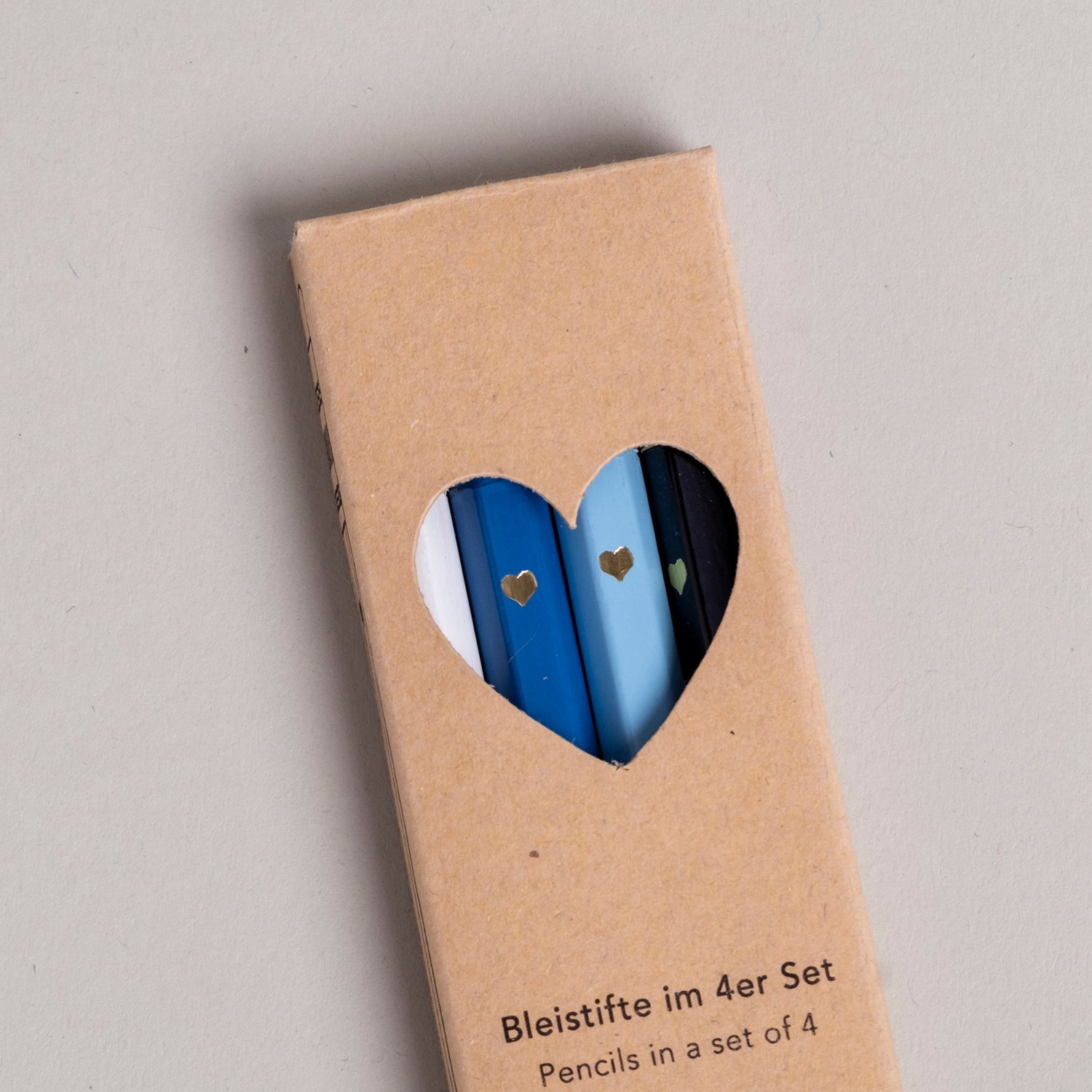 Bleistift 4er Set in blau