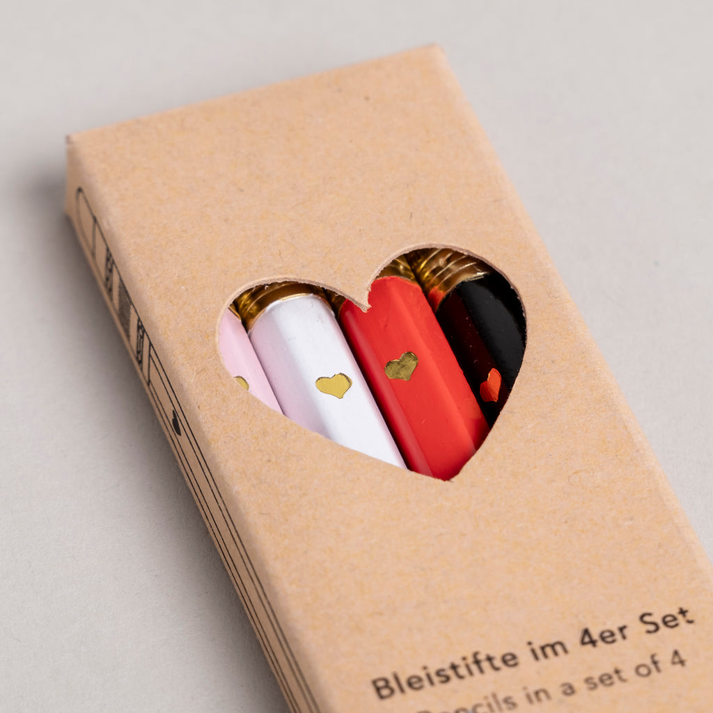 Bleistift 4er Set in rosa
