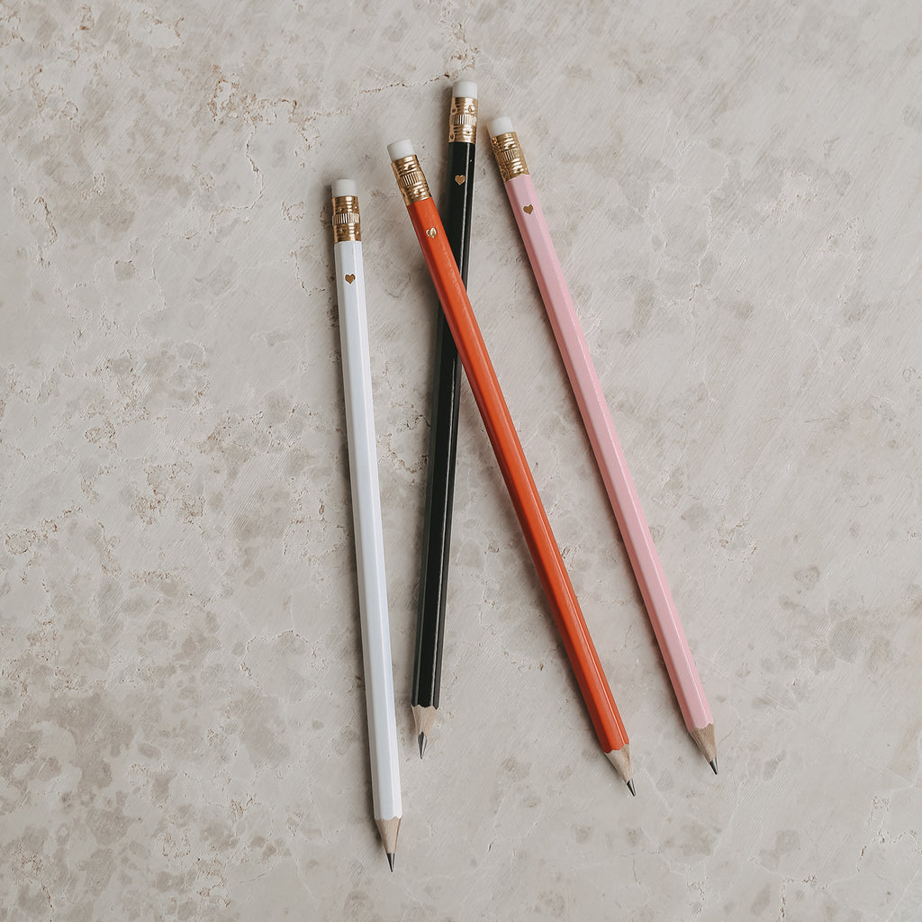 Bleistift 4er Set in rosa